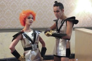 Rocky Horror Picture Show - Audience in costume Riff-Magenta