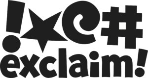 Exclaim! Logo Black